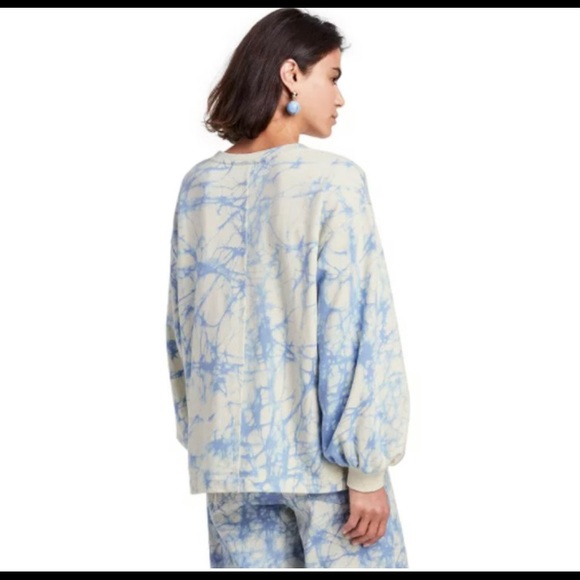 Rachel Comey X Target Marble Print High-Low Sweatshirt - Picture 3 of 4